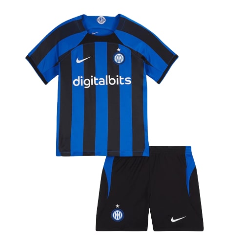 Inter Milan Domicile 2022/23 Junior Kit - Cliquez sur l'image pour la fermer