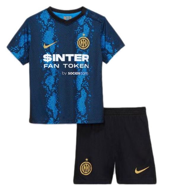 Inter Milan Domicile 2021/22 Junior Kit - Cliquez sur l'image pour la fermer
