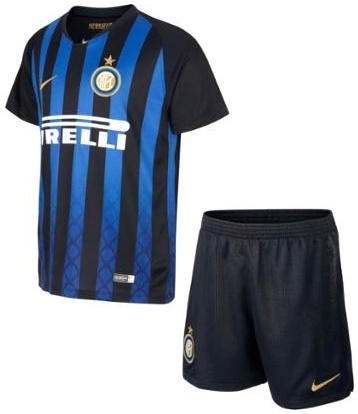 Inter Milan Domicile 2018/19 Junior Kit - Cliquez sur l'image pour la fermer
