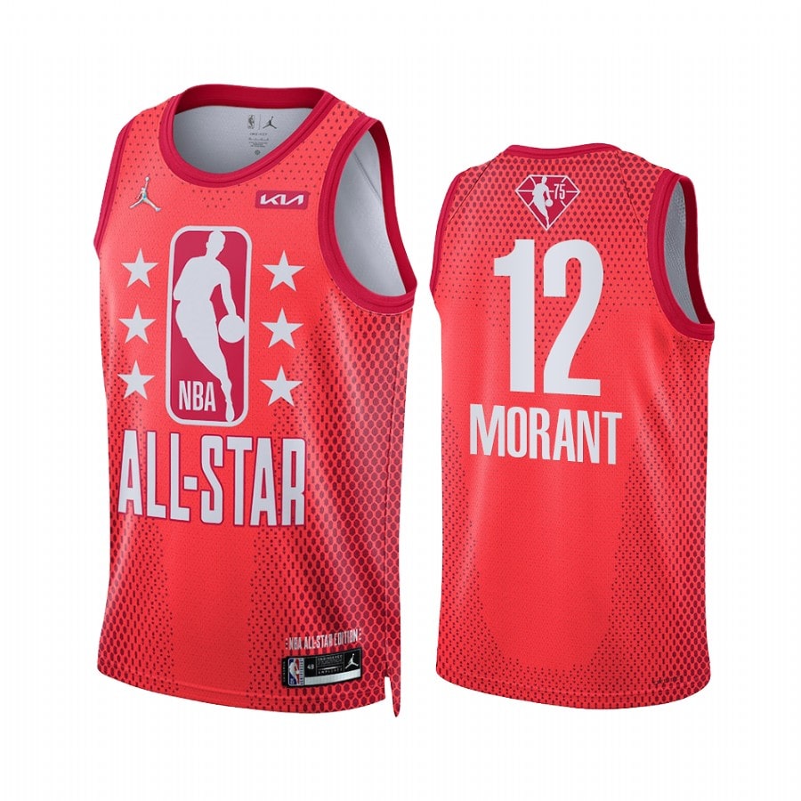 Ja Morant - 2022 All-Star Maroon - Cliquez sur l'image pour la fermer