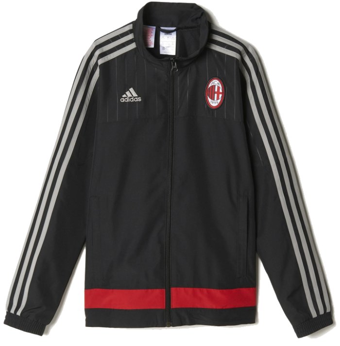 Veste AC Milan 2015/2016 Black - Cliquez sur l'image pour la fermer