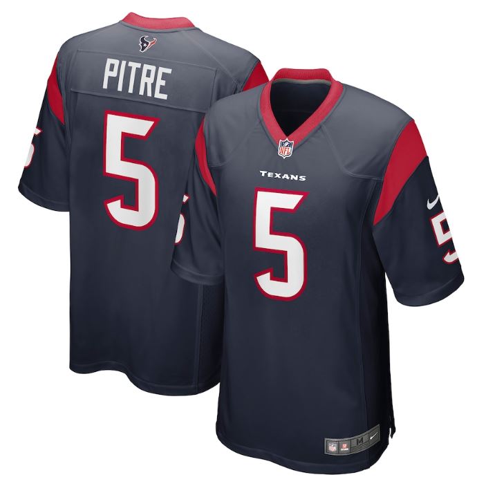 Jalen Pitre, Houston Texans - Navy - Cliquez sur l'image pour la fermer
