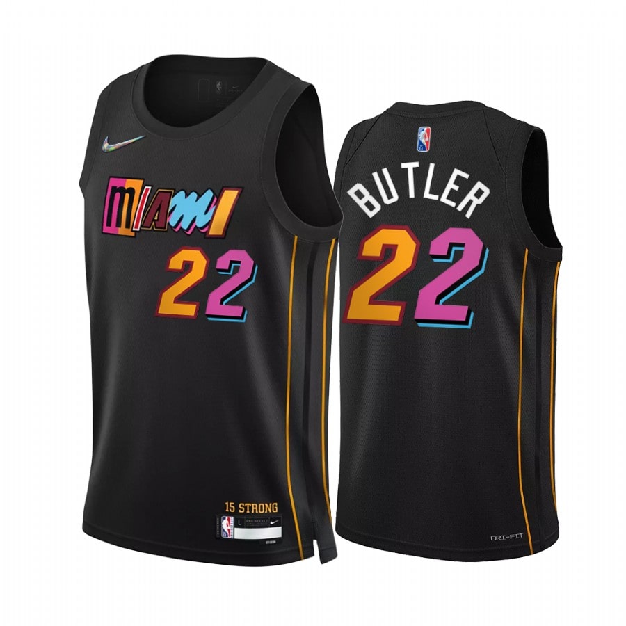 Jimmy Butler, Miami Heat 2021/22 - City Edition - Cliquez sur l'image pour la fermer