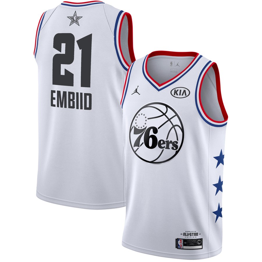 Joel Embiid - 2019 All-Star White - Cliquez sur l'image pour la fermer