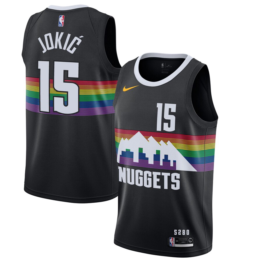 Nikola Jokic, Denver Nuggets 2019/20 - City Edition - Cliquez sur l'image pour la fermer