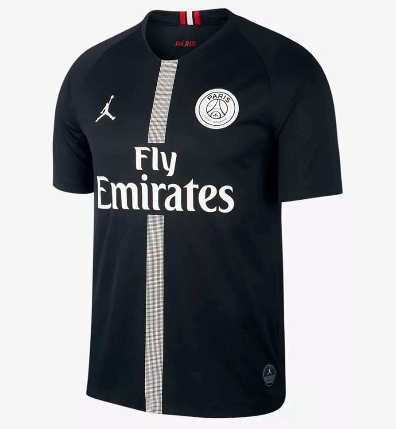 Maillot PSG x Jordan Third Noir 2018/19 - Cliquez sur l'image pour la fermer