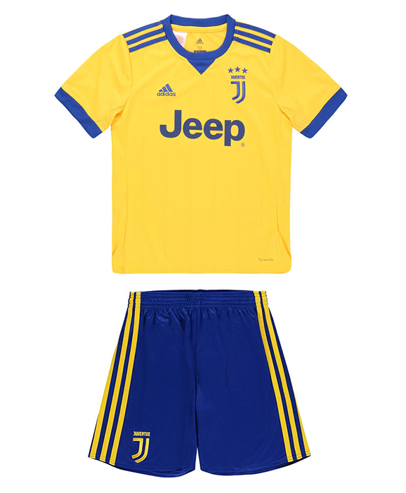 Juventus Extérieur 2017/18 Junior Kit - Cliquez sur l'image pour la fermer