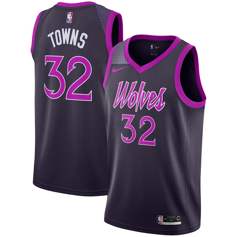 Karl-Anthony Towns, Minnesota Timberwolves 2018/19 - City Editio - Cliquez sur l'image pour la fermer