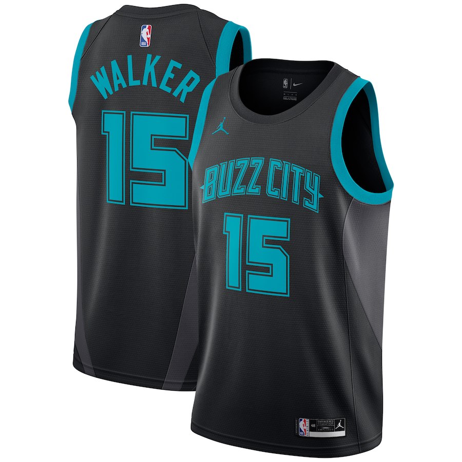 Kemba Walker, Charlotte Hornets 2018/19 - City Edition - Cliquez sur l'image pour la fermer