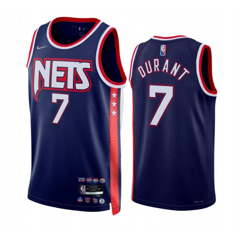 Kevin Durant, Brooklyn Nets 2021/22 - City Edition - Cliquez sur l'image pour la fermer