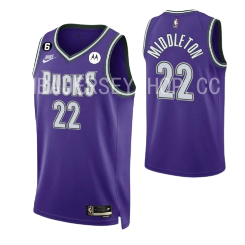 Khris Middleton, Milwaukee Bucks 2022/23 - Classic - Cliquez sur l'image pour la fermer