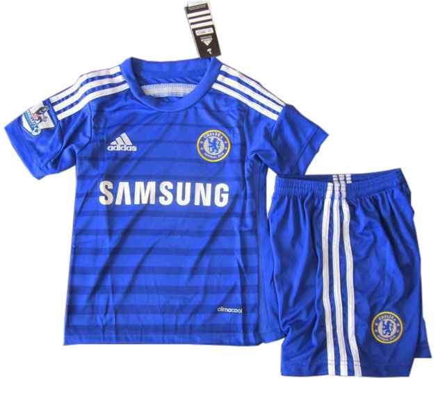 Kit Junior Chelsea Domicile 2014/2015 - Cliquez sur l'image pour la fermer