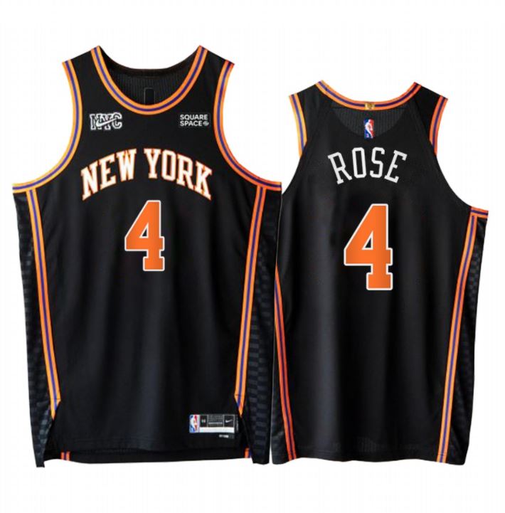 Derrick Rose, New York Knicks 2021/22 - City Edition - Cliquez sur l'image pour la fermer