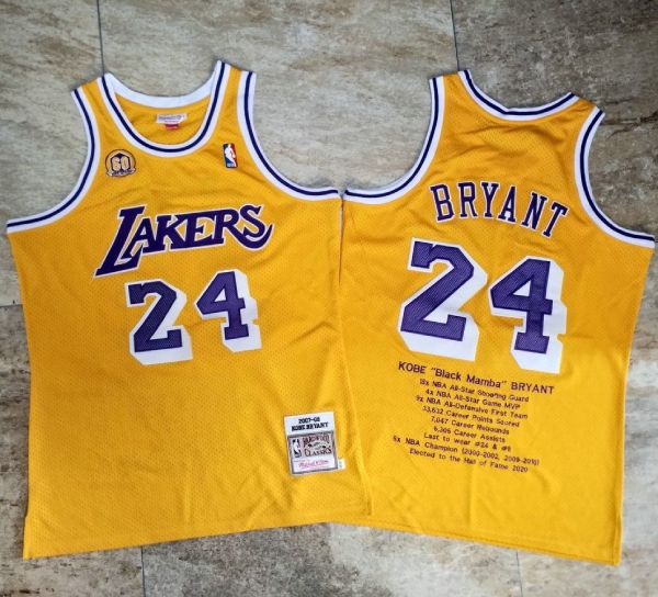 Kobe Bryant, Los Angeles Lakers - Gold Commemorative - Cliquez sur l'image pour la fermer