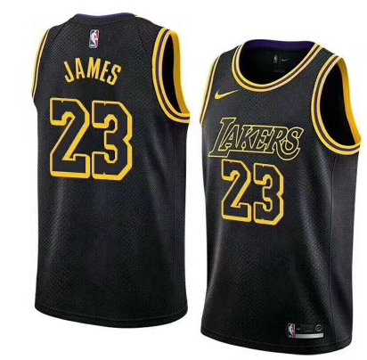 LeBron James, Los Angeles Lakers - City Edition - Cliquez sur l'image pour la fermer