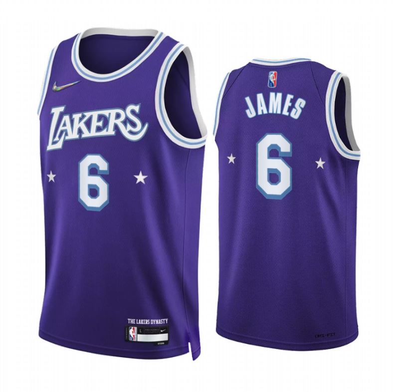 LeBron James, Los Angeles Lakers 2021/22 - City Edition - Cliquez sur l'image pour la fermer