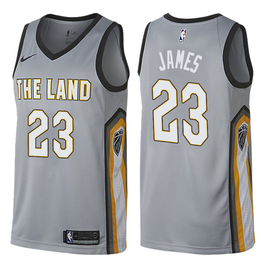 LeBron James, Cleveland Cavaliers - City Edition - Cliquez sur l'image pour la fermer