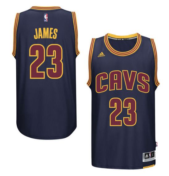 LeBron James, Cleveland Cavaliers - Navy - Cliquez sur l'image pour la fermer