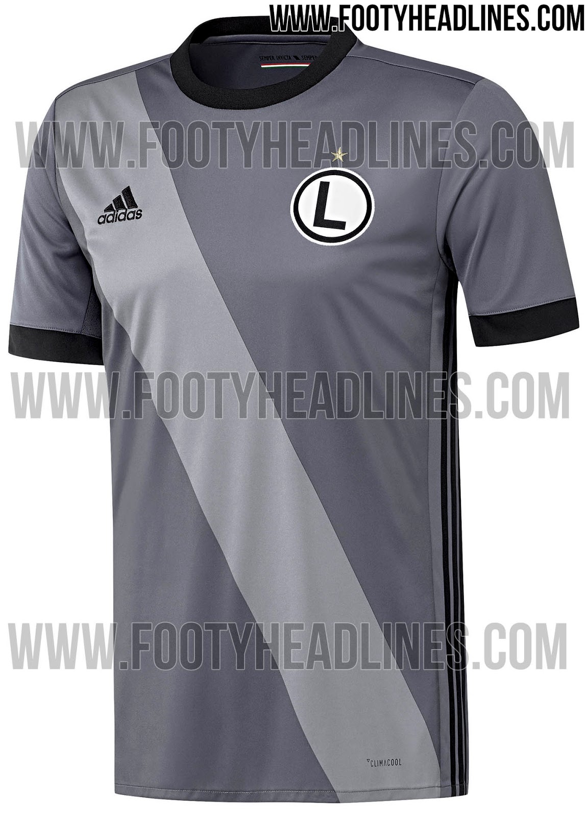 Maillot Legia Warsaw Extérieur 2017/18 - Cliquez sur l'image pour la fermer