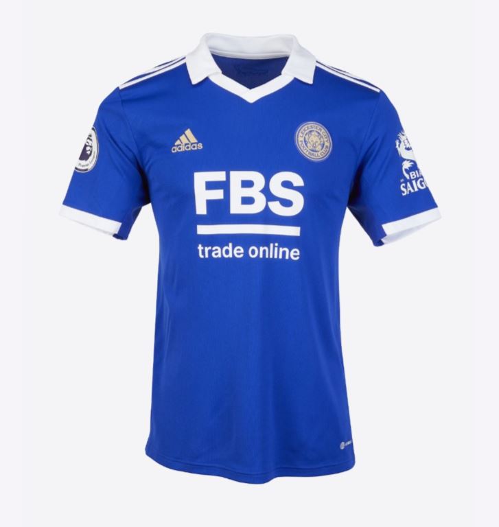 Maillot Leicester City Domicile 2022/23 - Cliquez sur l'image pour la fermer