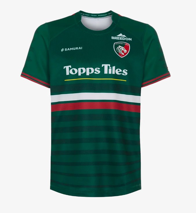Maillot Leicester Tigers Domicile 2022/23 - Cliquez sur l'image pour la fermer