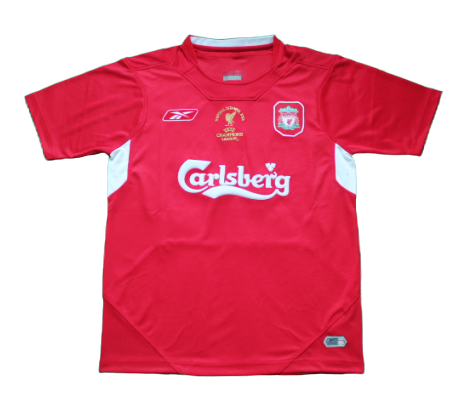 Maillot Liverpool Domicile 2005 - Cliquez sur l'image pour la fermer