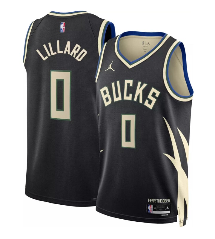 Damian Lillard, Milwaukee Bucks 2023/24 - Statement - Cliquez sur l'image pour la fermer