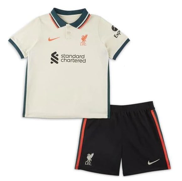 Liverpool Extérieur 2021/22 Junior Kit - Cliquez sur l'image pour la fermer