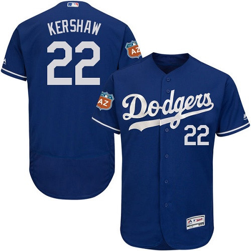 Clayton Kershaw, Los Angeles Dodgers - Blue - Cliquez sur l'image pour la fermer