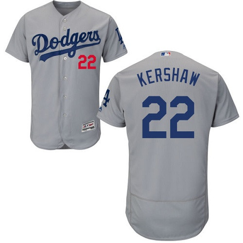 Clayton Kershaw, Los Angeles Dodgers - Gray - Cliquez sur l'image pour la fermer