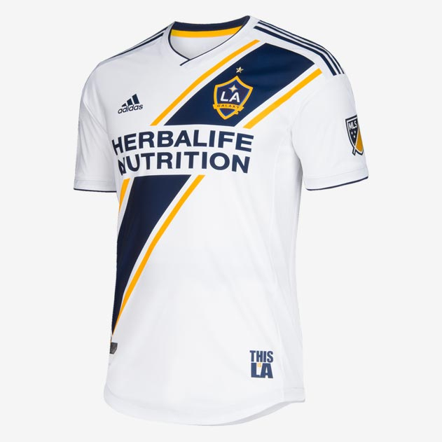 Maillot Los Angeles Galaxy Extérieur 2018 - Cliquez sur l'image pour la fermer