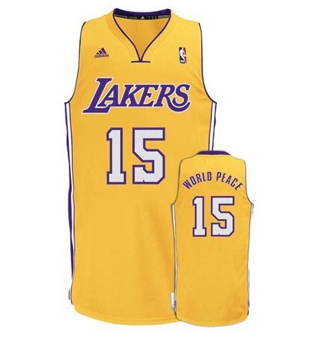Metta World Peace, Los Angeles Lakers [or] - Cliquez sur l'image pour la fermer
