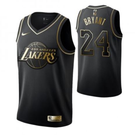 Kobe Bryant, LA Lakers - Black/Gold - Cliquez sur l'image pour la fermer