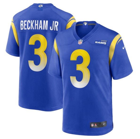 Odell Beckham Jr, Los Angeles Rams - Royal - Cliquez sur l'image pour la fermer