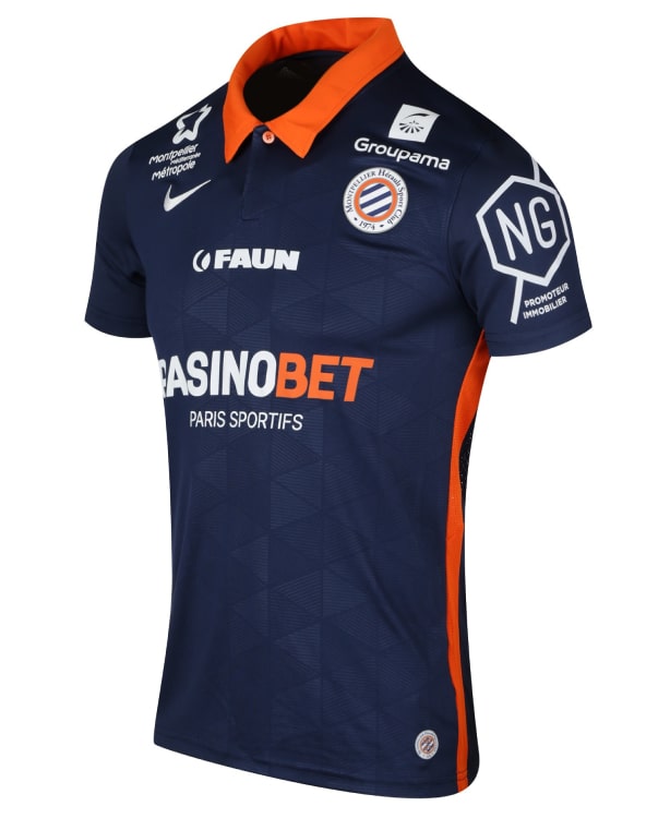 Maillot Montpellier Domicile 2020/21 - Cliquez sur l'image pour la fermer