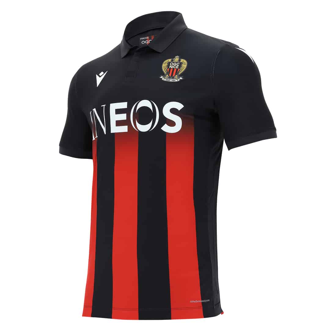 Maillot OGC Nice Domicile 2020/21 - Cliquez sur l'image pour la fermer
