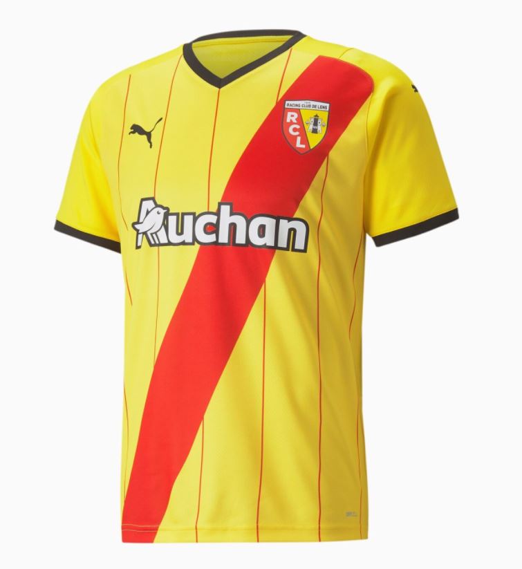 Maillot RC Lens Domicile 2021/22 - Cliquez sur l'image pour la fermer