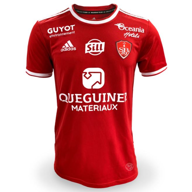 Maillot Stade Brestois Domicile 2021/22 - Cliquez sur l'image pour la fermer