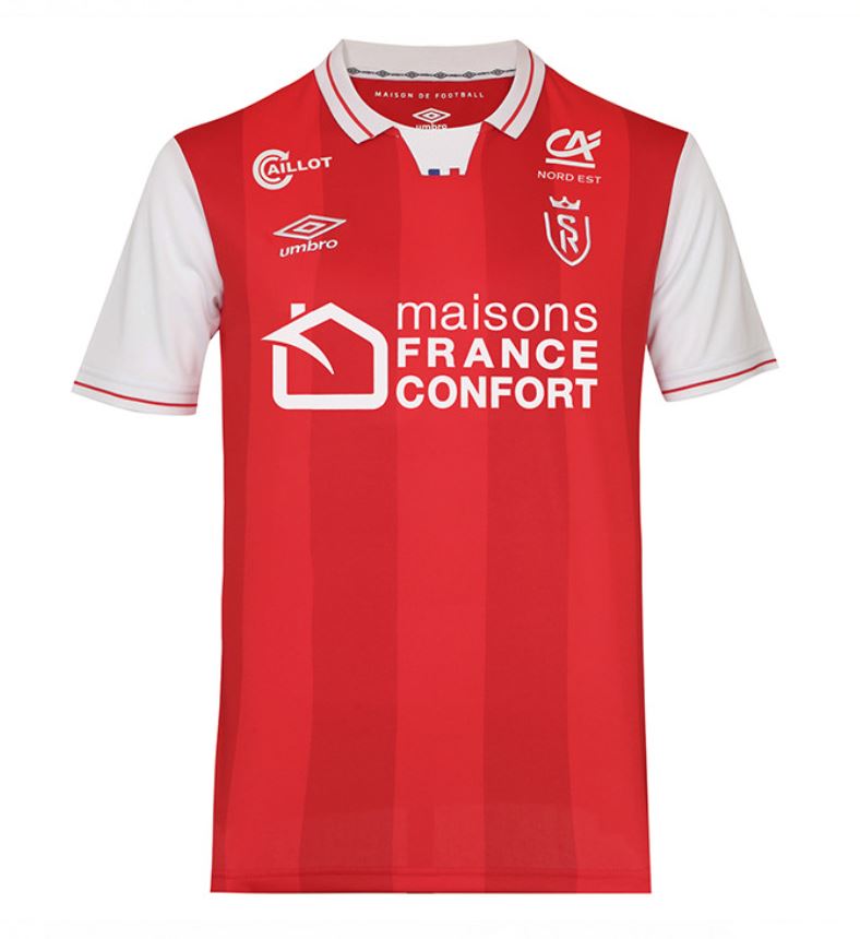 Maillot Stade Reims Domicile 2021/22 - Cliquez sur l'image pour la fermer