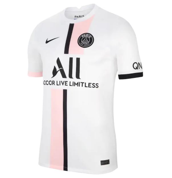 Maillot PSG Extérieur 2021/22 - Cliquez sur l'image pour la fermer