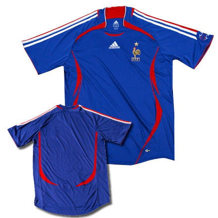 Maillot France Domicile 2006/07 - Cliquez sur l'image pour la fermer