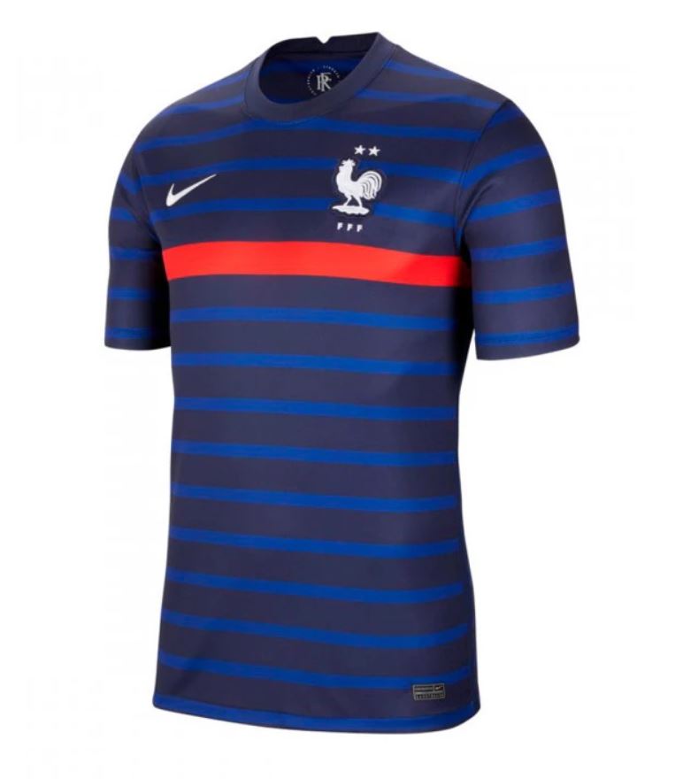 Maillot France Domicile 2020/21 - Cliquez sur l'image pour la fermer