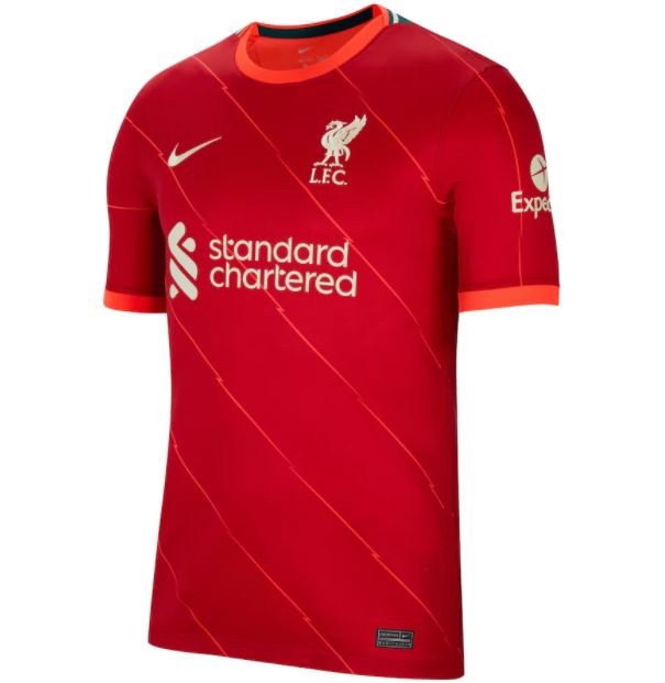 Maillot Liverpool Domicile 2021/22 - Cliquez sur l'image pour la fermer