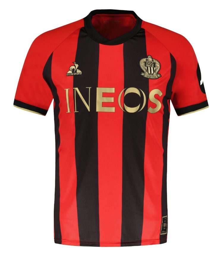 Maillot OGC Nice Domicile 2024/25 - Cliquez sur l'image pour la fermer
