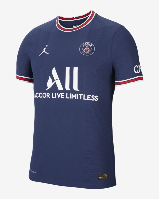 Maillot PSG Domicile 2021/22 - Cliquez sur l'image pour la fermer