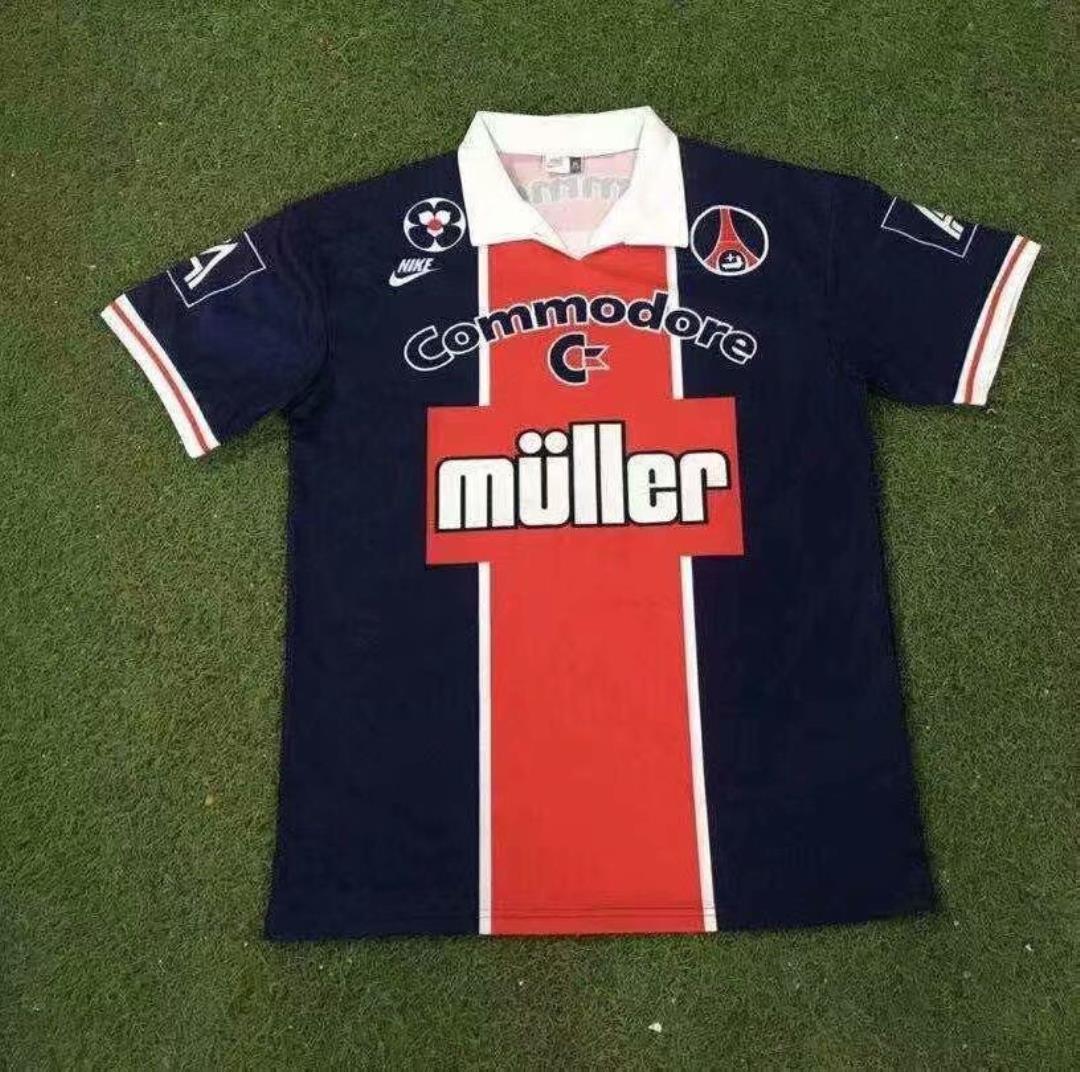 Maillot PSG Domicile 1991-92 - Cliquez sur l'image pour la fermer