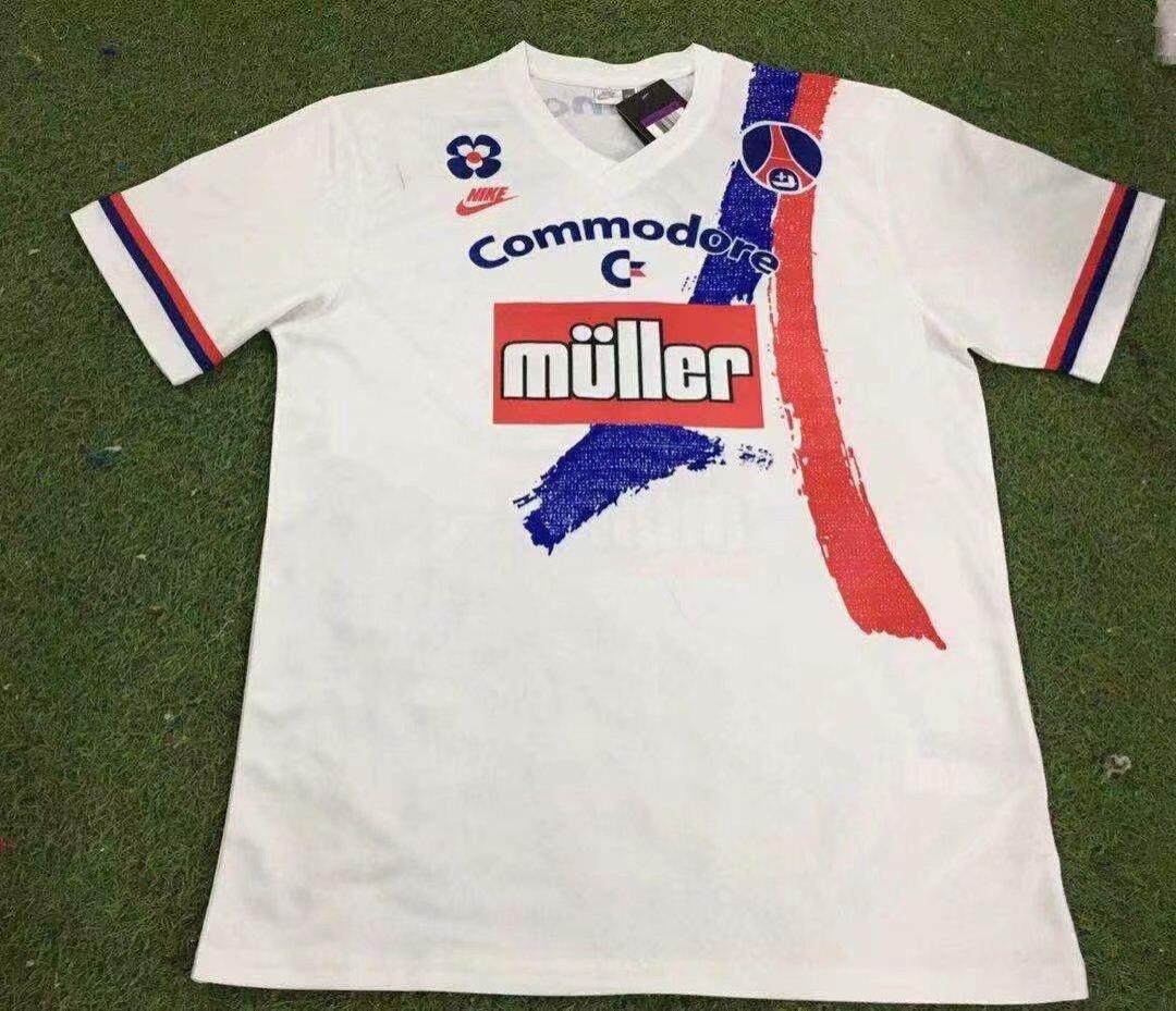 Maillot PSG Extérieur 1991-92 - Cliquez sur l'image pour la fermer
