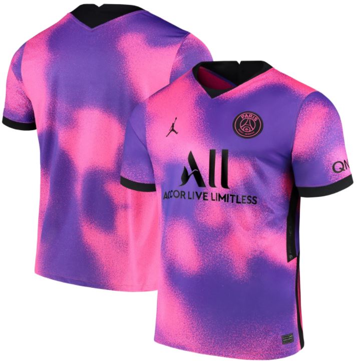 Maillot PSG 4ème 2020/21 - Cliquez sur l'image pour la fermer
