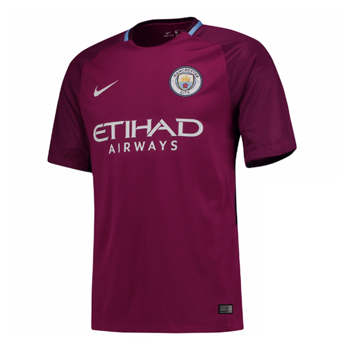 Maillot Manchester City Extérieur 2017/18 - Cliquez sur l'image pour la fermer