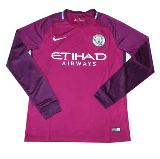 Maillot Manchester City Extérieur 2017/18 ML - Cliquez sur l'image pour la fermer